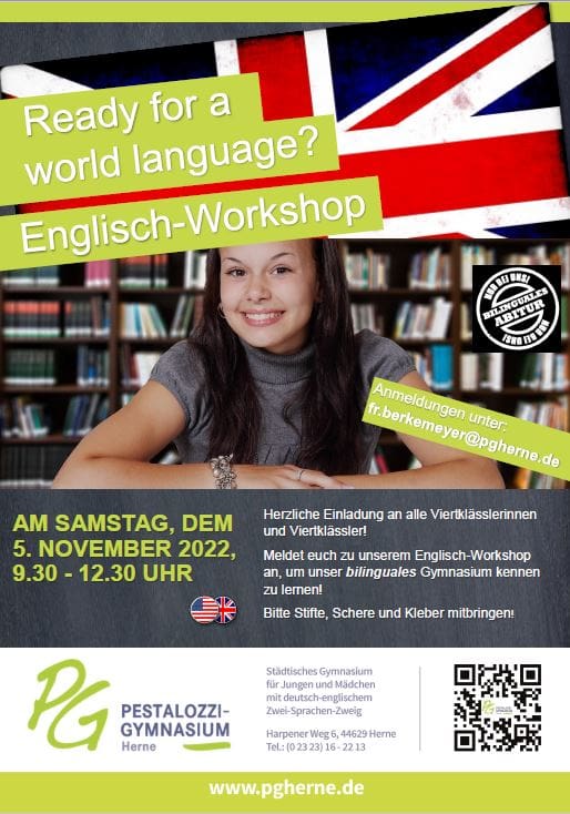 Englisch Workshop Für Viertklässler 2022